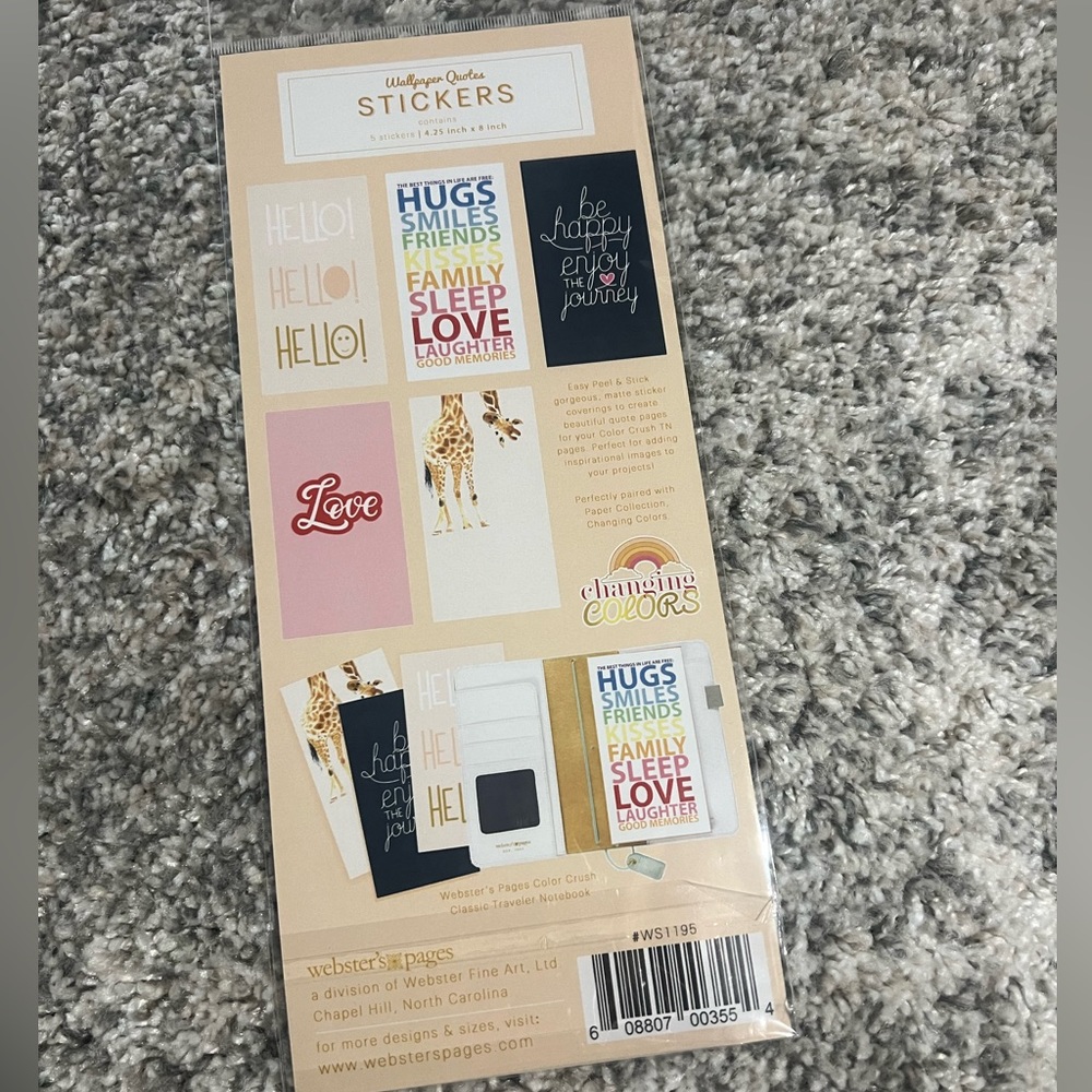 Wallpaper quotes stickers